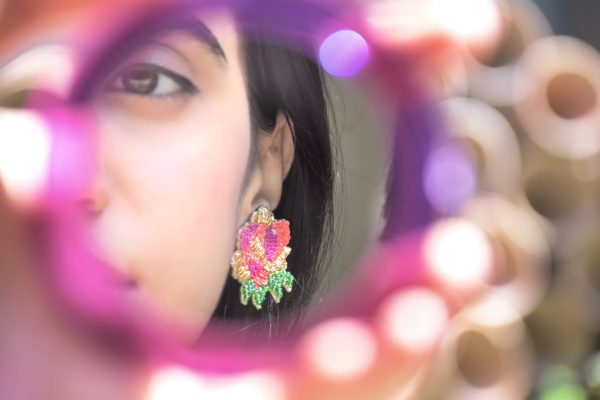 Earrings | Pink Rose - CHAPTER 13