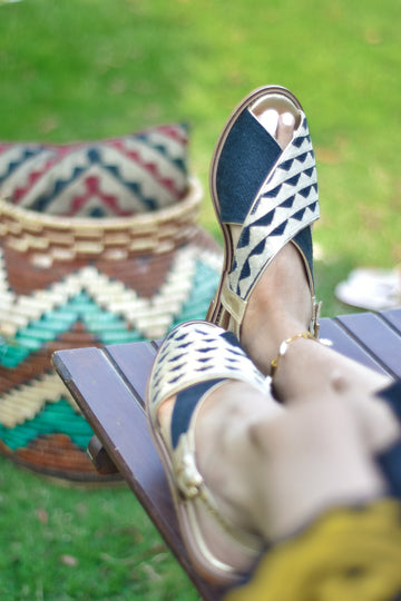 Peshawari Sandal in Black