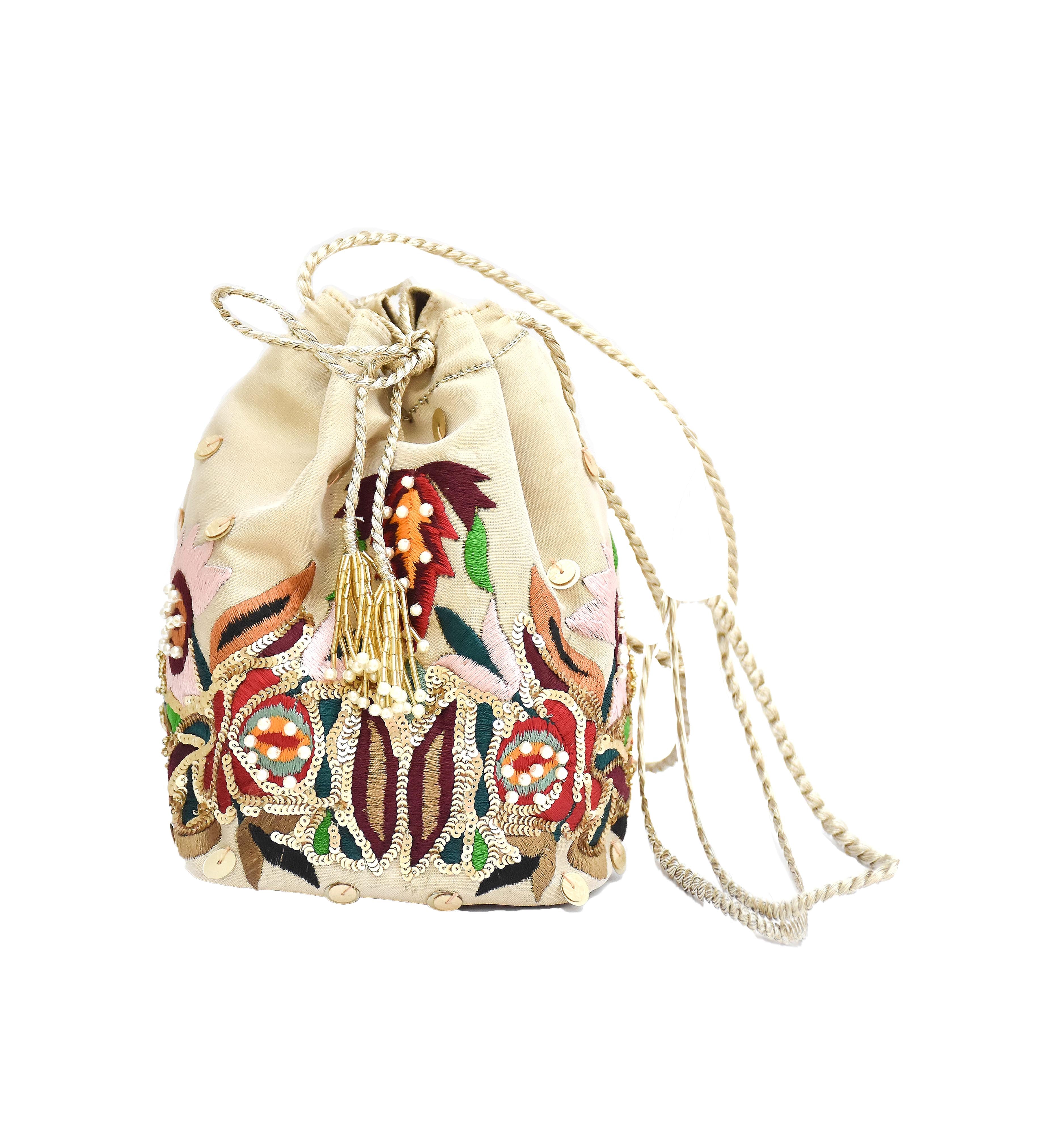 Clutch Bags Tote Bag Vipul Shah Bags Online Shopping Buy Cream